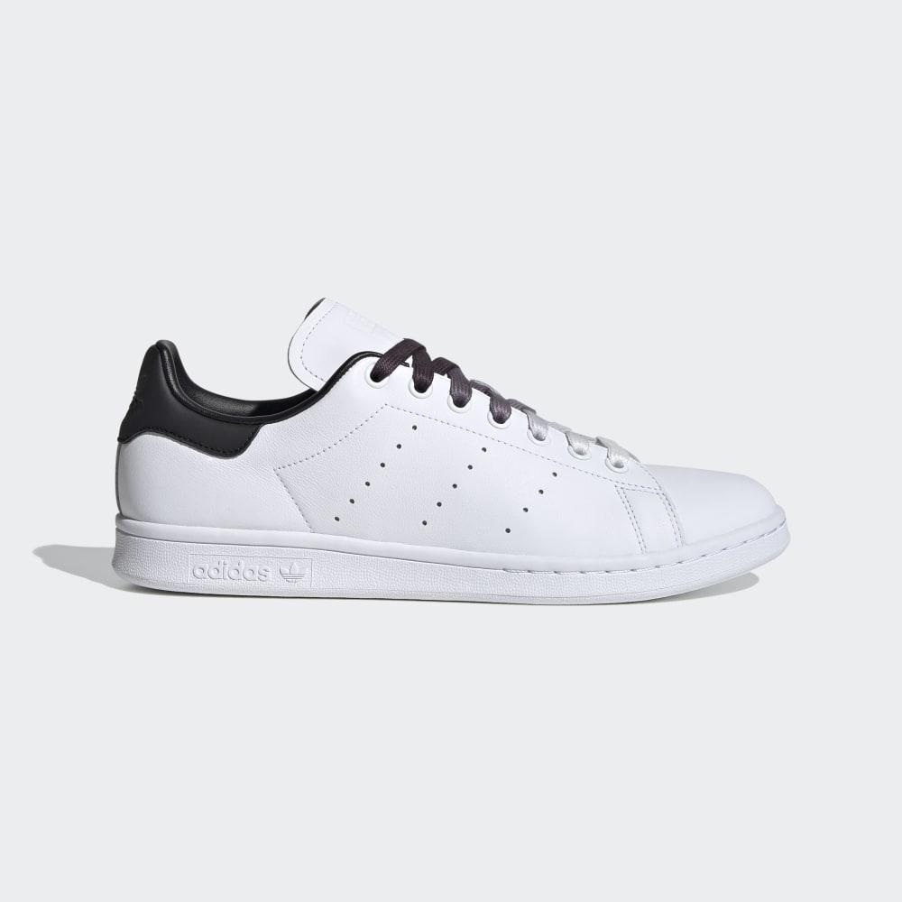 Adidas Women's Stan Smith Originals Shoes White/Black Ireland EF4689